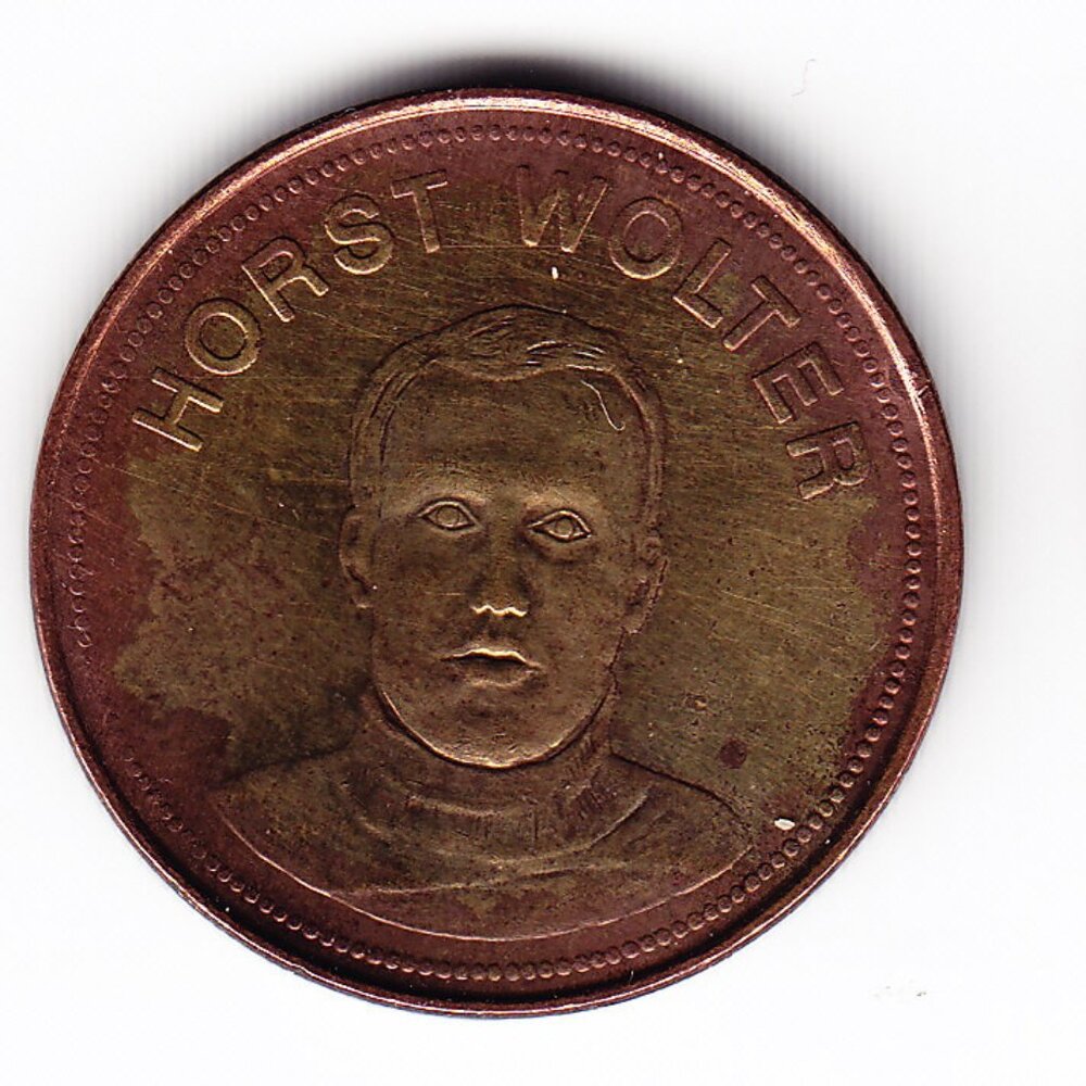 1969 SHELL Germany Horst Wolter Football Medal (b74)